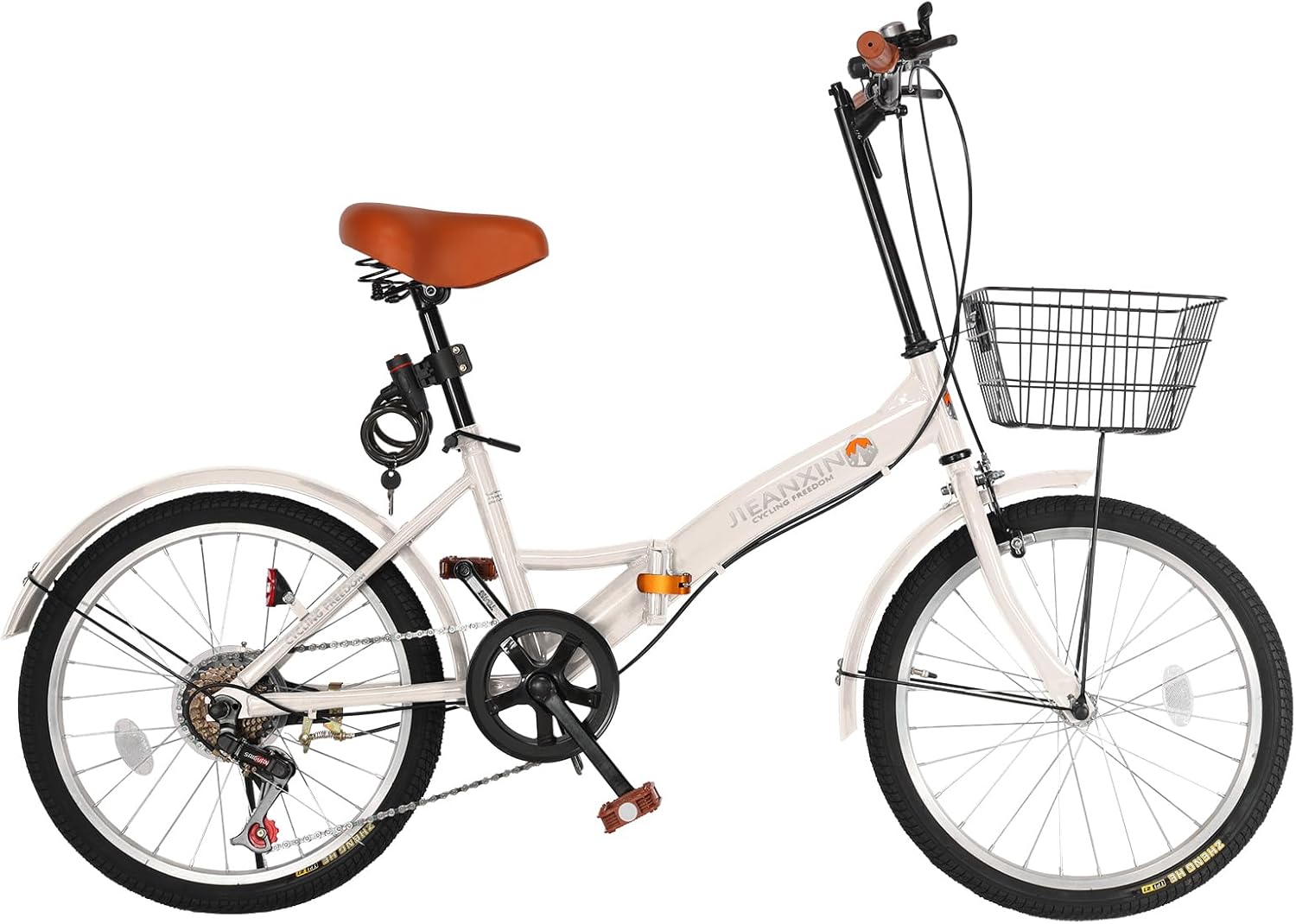 折りたたみ自転車 20インチ 7段変速 高炭素鋼フレーム 男性・女性向け 通勤・通学用