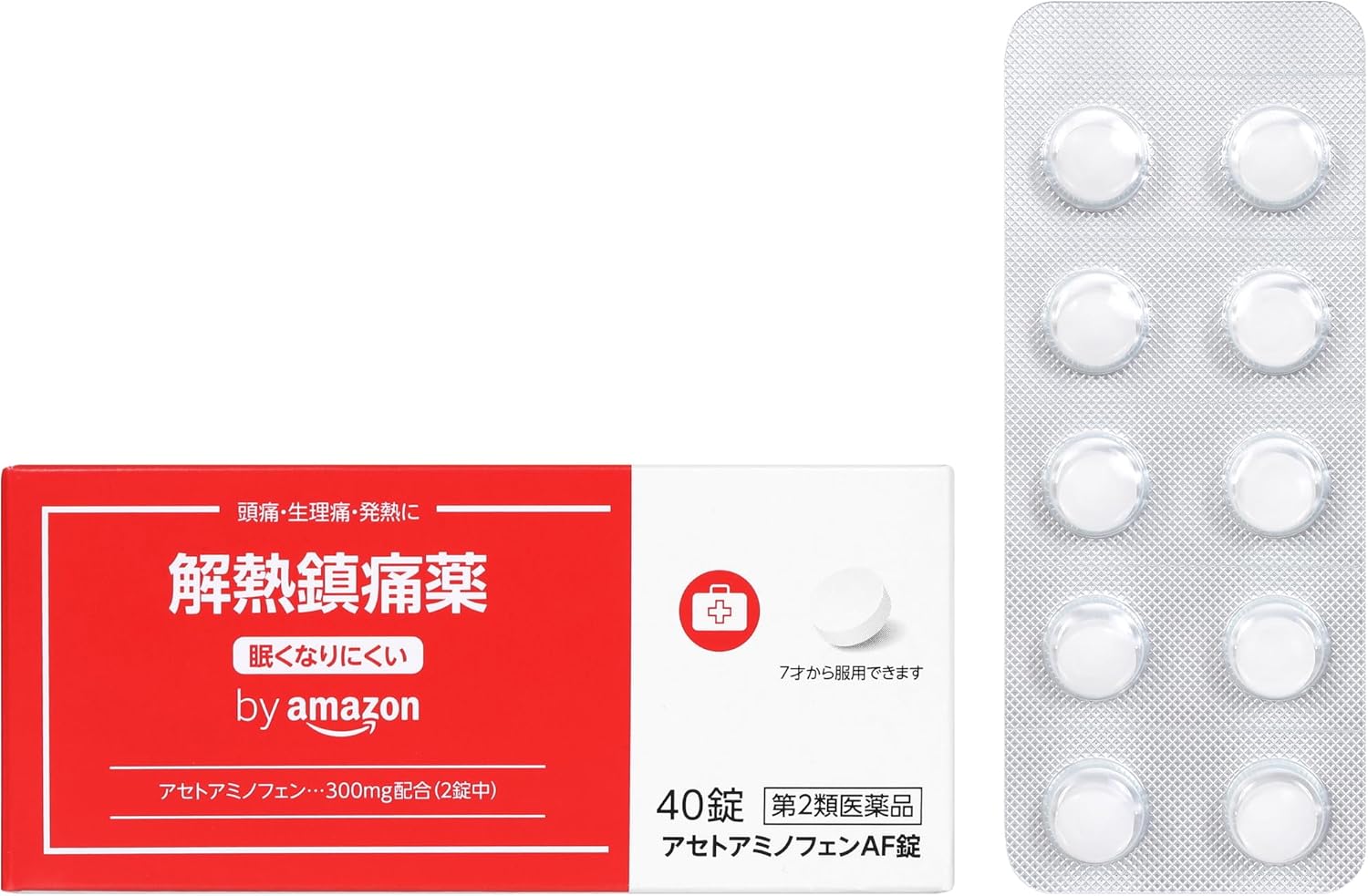 アセトアミノフェンAF錠 40錠【第2類医薬品】