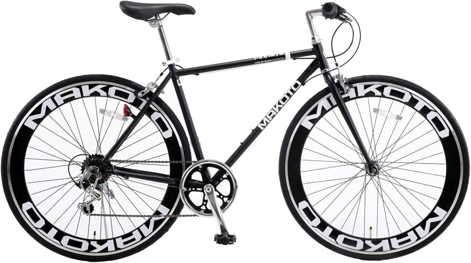 通勤通学に最適なシマノ6段変速クロスバイク 700C 60mmディープリム 4色展開