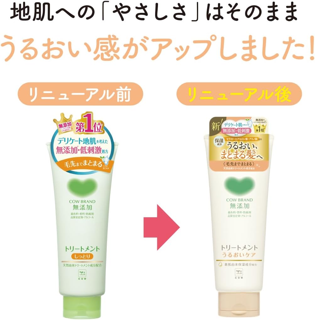 無添加トリートメント うるおいケア 180g