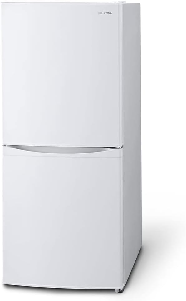 新生活向け アイリスオーヤマ 142L 2ドア冷蔵庫 ホワイト 直冷式