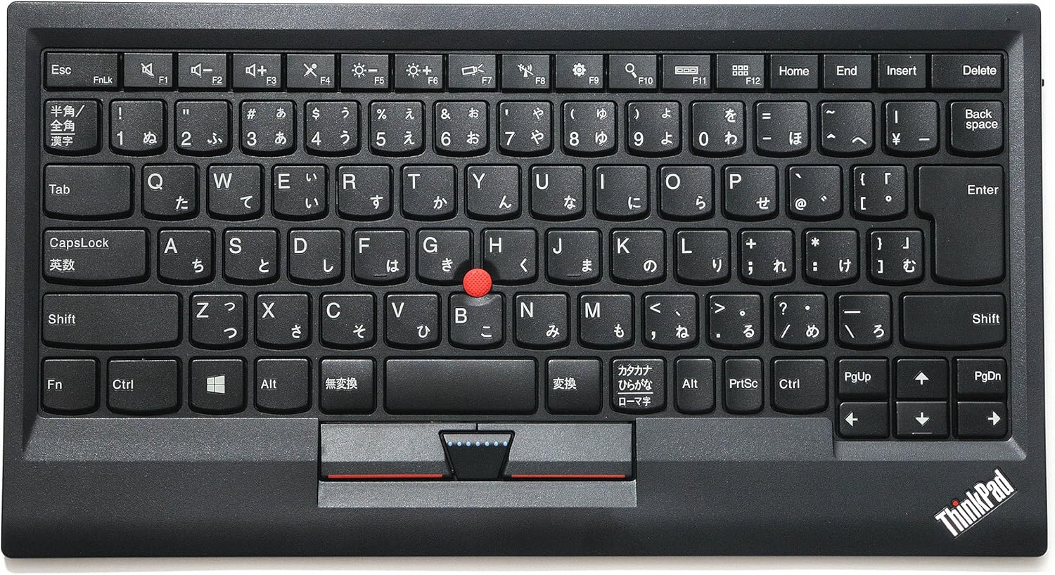 ThinkPad Bluetooth ワイヤレス・トラックポイント・キーボード（日本語）