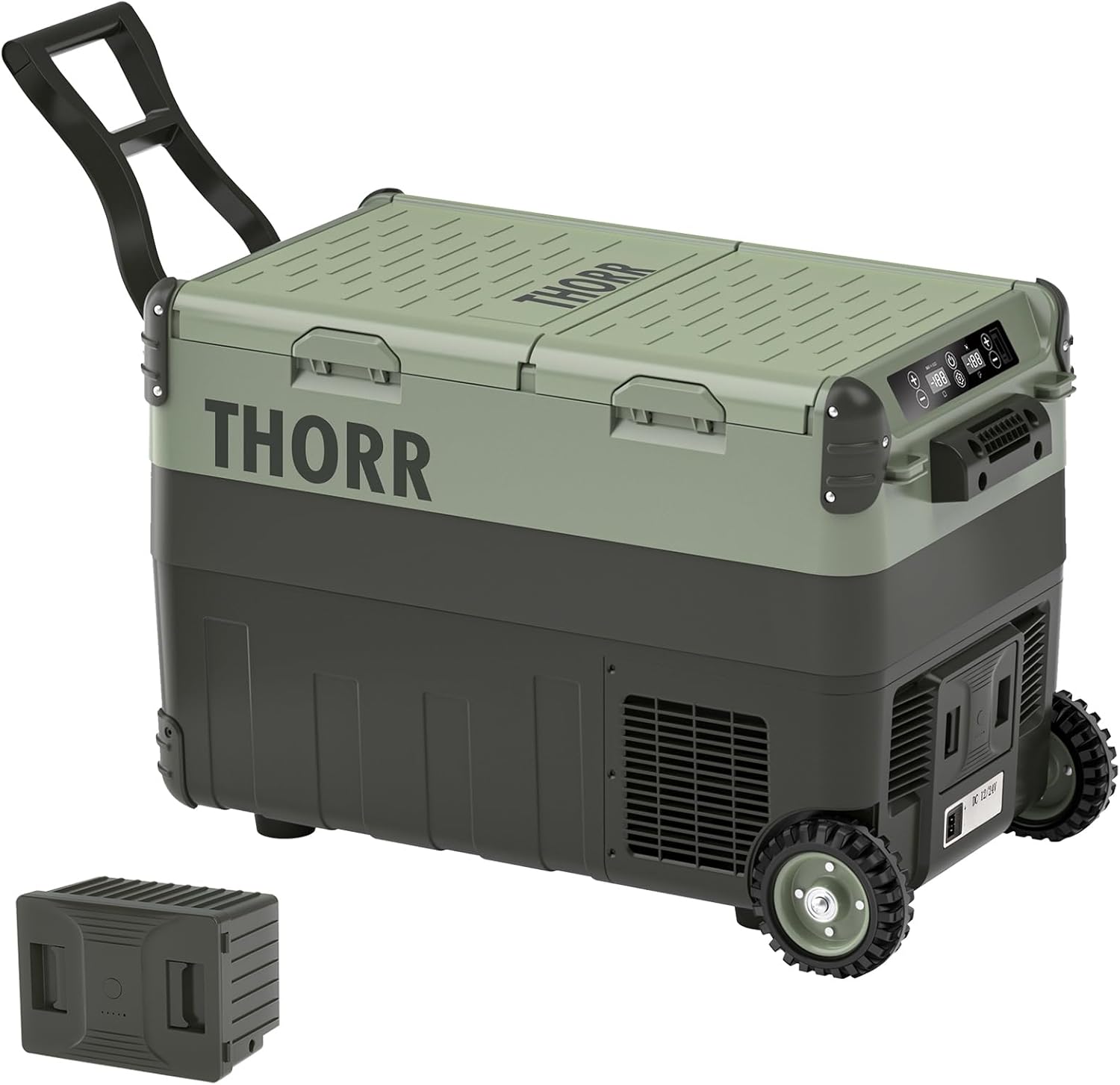 ポータブル冷蔵庫 40L 車載冷蔵庫 アプリ機能付き -20℃～10℃ 太陽光対応 車中泊・アウトドア用
