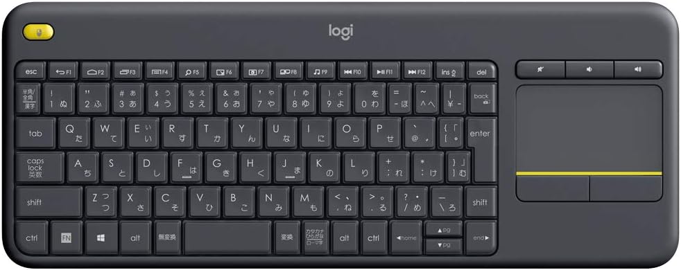 ロジクール ワイヤレス タッチキーボード K400pBK 国内正規品