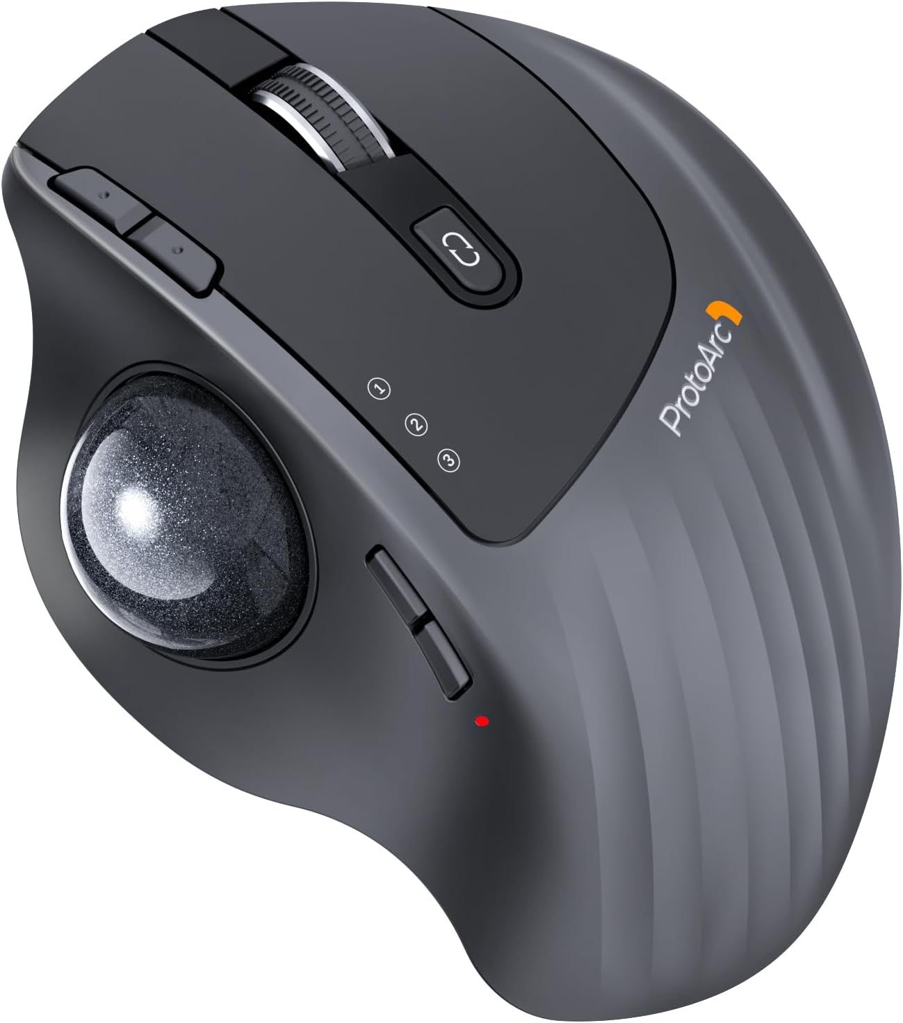ProtoArc トラックボールマウス 無線 3台同時接続 5段階DPI 静音 USB-C充電 日本語取扱説明書