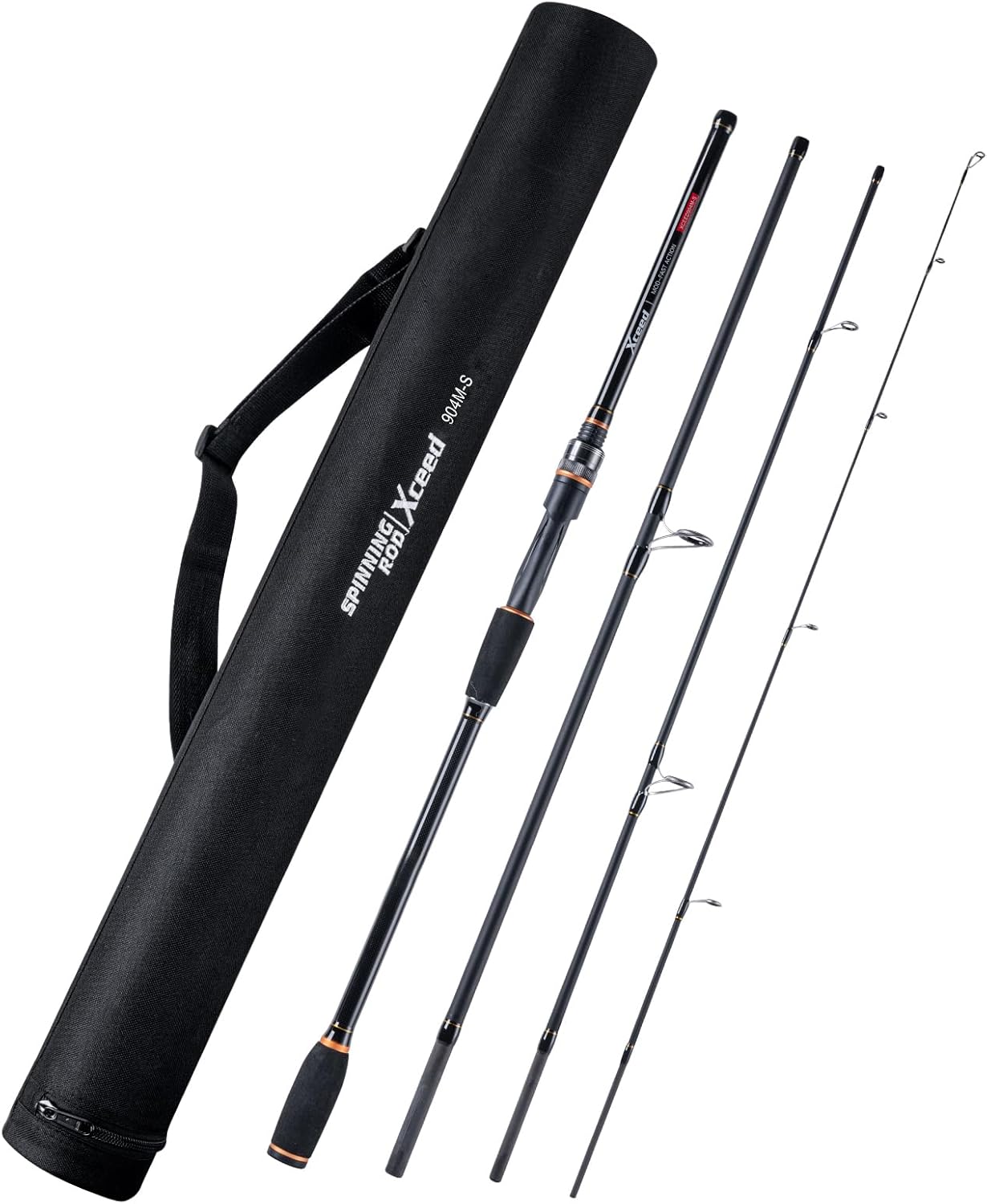 シーバス用カーボンスピニングロッド 1.98M〜3.6M 軽量・携帯型 釣り具