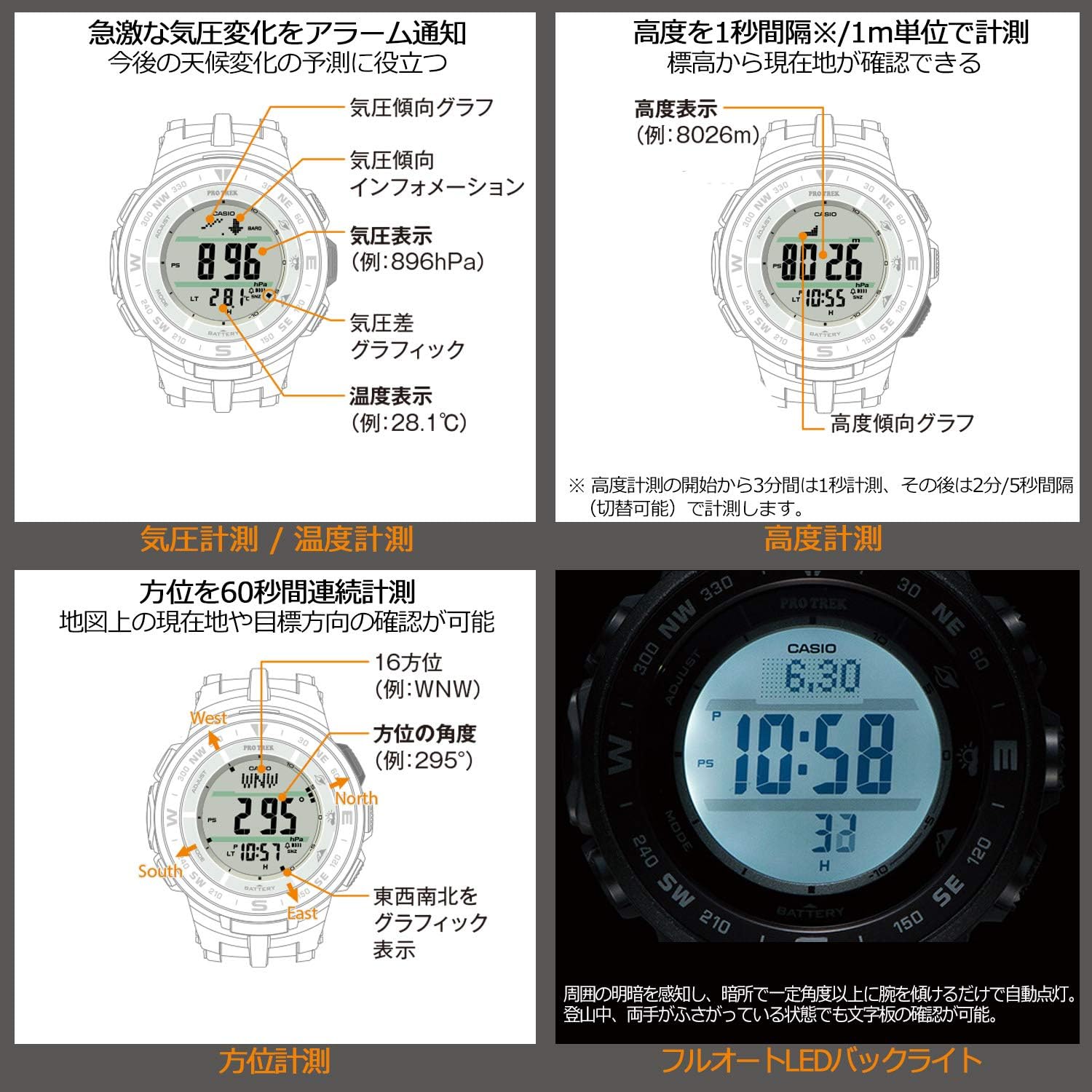 プロトレック メンズ腕時計 PRG-330-2AJF 国内正規品
