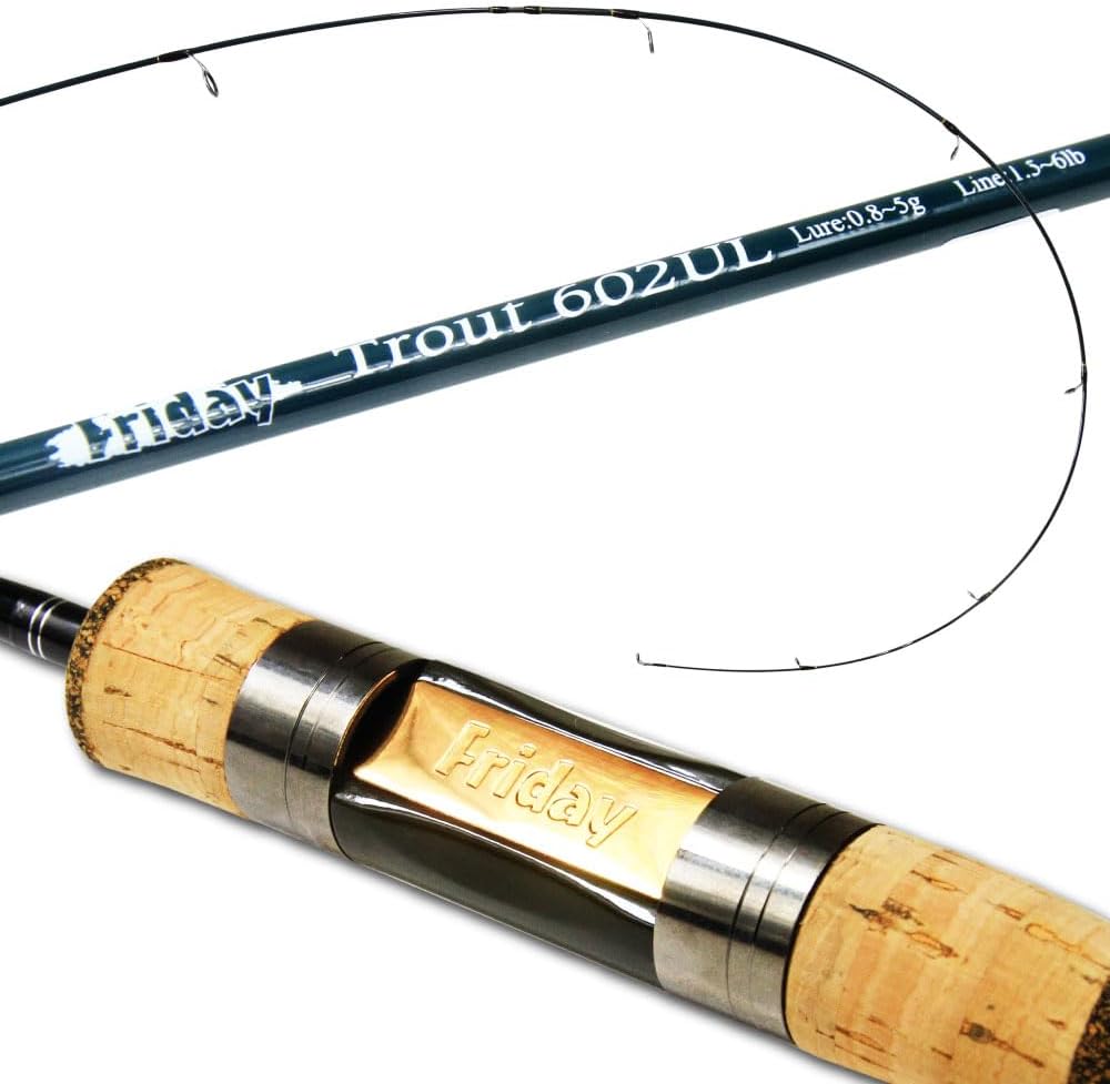 エリアトラウト用602ULスピンロッド FRIDAY TROUT SPIN