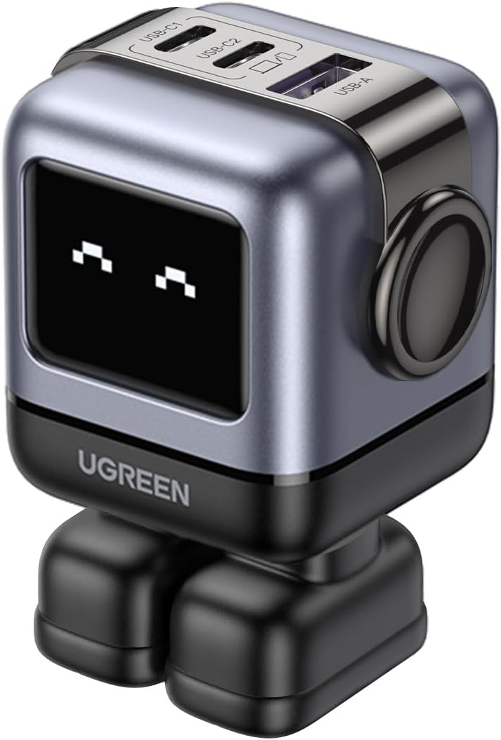 65W 急速充電器 UGREEN USB-C*2/USB-A*1 PSE認証 MacBook/iPhone15/16/Galaxy/Sony対応
