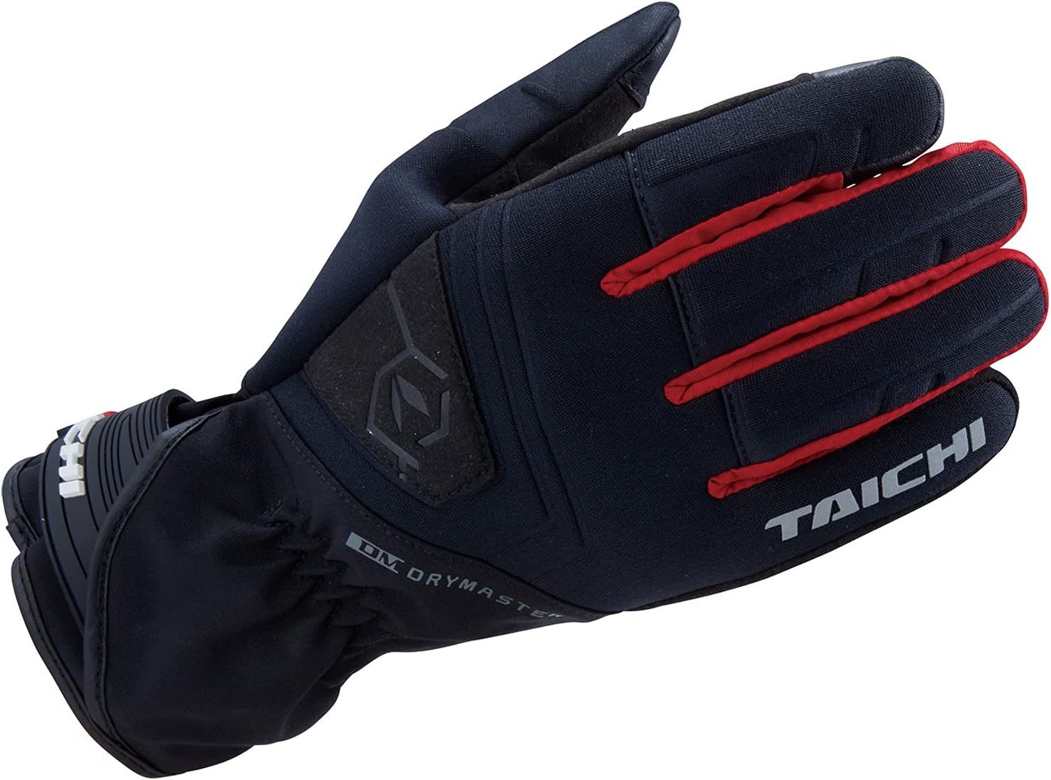 防水タッチパネル対応バイク用オールシーズングローブ RST449 ブラック/レッド M