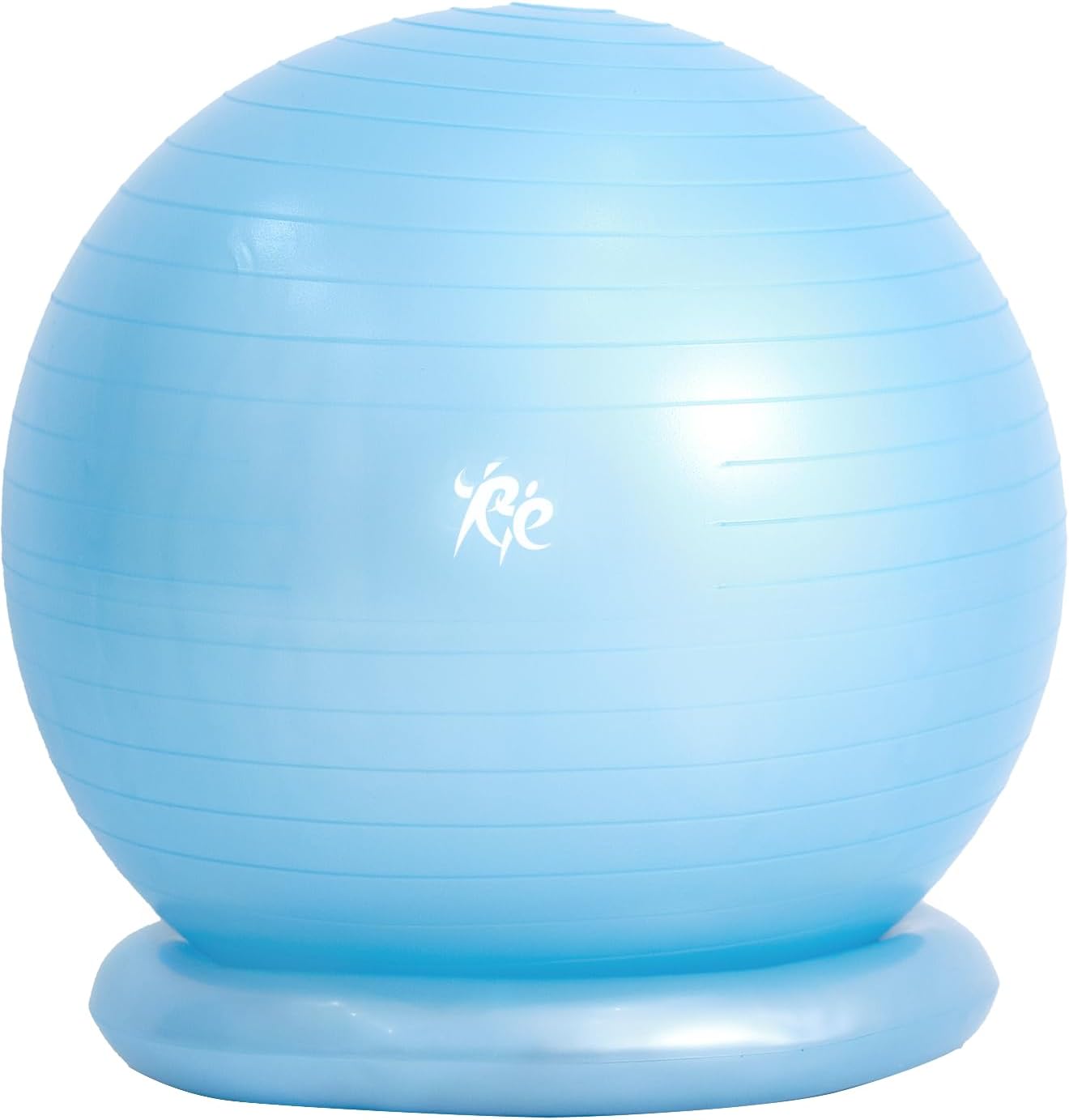 65cm バランスボール (固定リング・ポンプ付) - 耐荷重300kg、体幹トレーニング用 椅子代わり