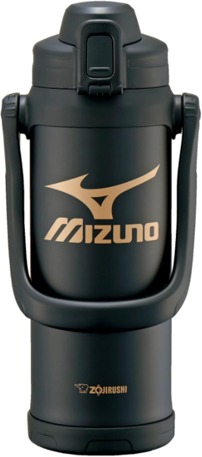 大容量保冷スポーツ水筒 2.06L MIZUNOモデル ブラック