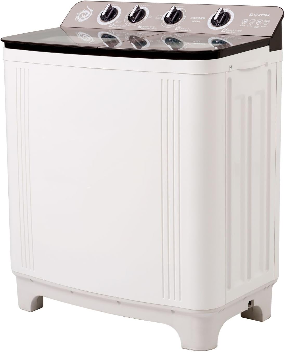 家庭用 10kg 二層式洗濯機 （洗濯槽10kg・脱水槽8kg） 縦型・上開き・節電・予約タイマー付き