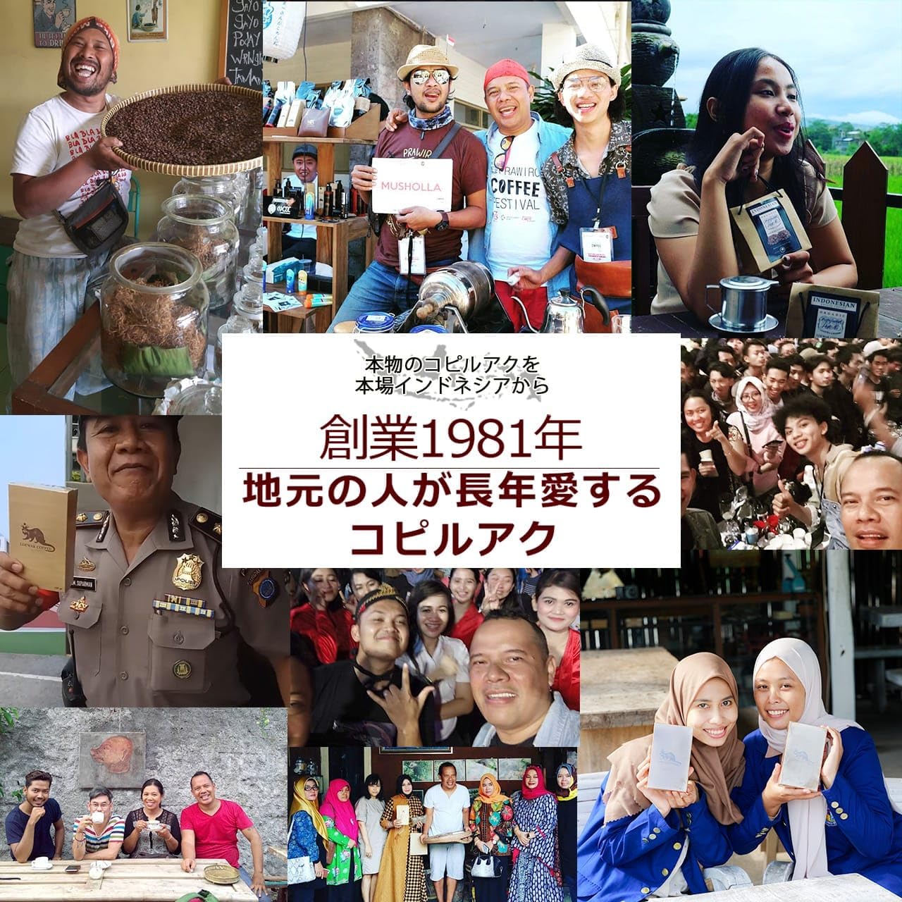 高級アラビカ コピルアック 100g インドネシア産焙煎コーヒー豆
