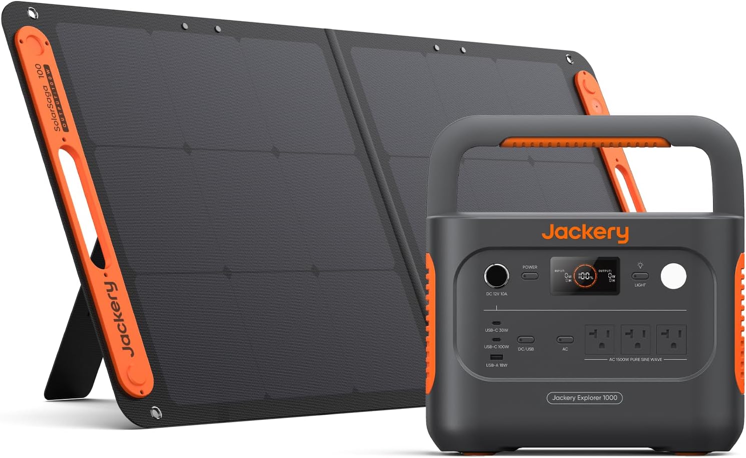 Jackery 1000Wh ポータブル電源セット｜防災・アウトドア用AC100V対応
