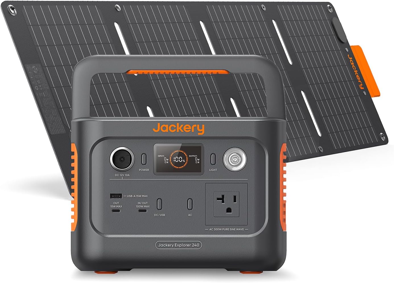 Jackery Solar Generator 240 256Wh ポータブル電源 40W ソーラーパネルセット停電対策用