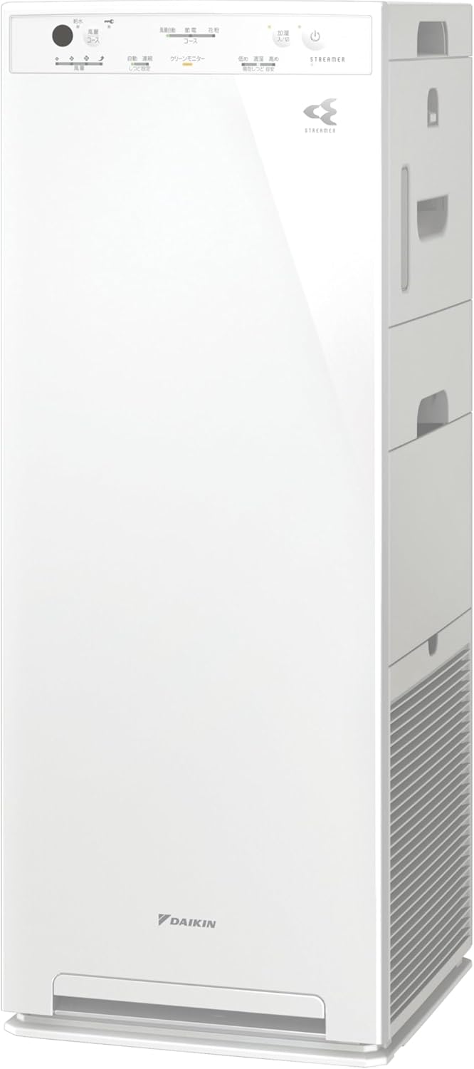 ペット対策加湿空気清浄機 MCK504A-W 22畳 静音設計 ホワイト