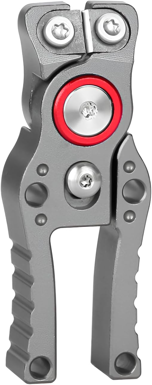 プロ釣り師推奨 タングステン特殊刃 ハサミ型マルチツール 軽量5.8cm 防滑グリップ