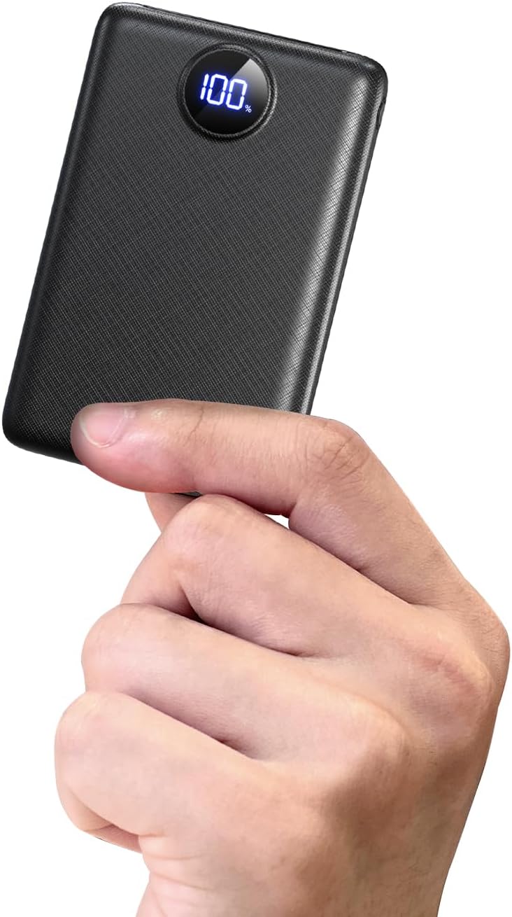 大容量20000mAh モバイルバッテリー 薄型急速充電器 Type-C対応 3台同時充電可 PSE認証 軽量コンパクト
