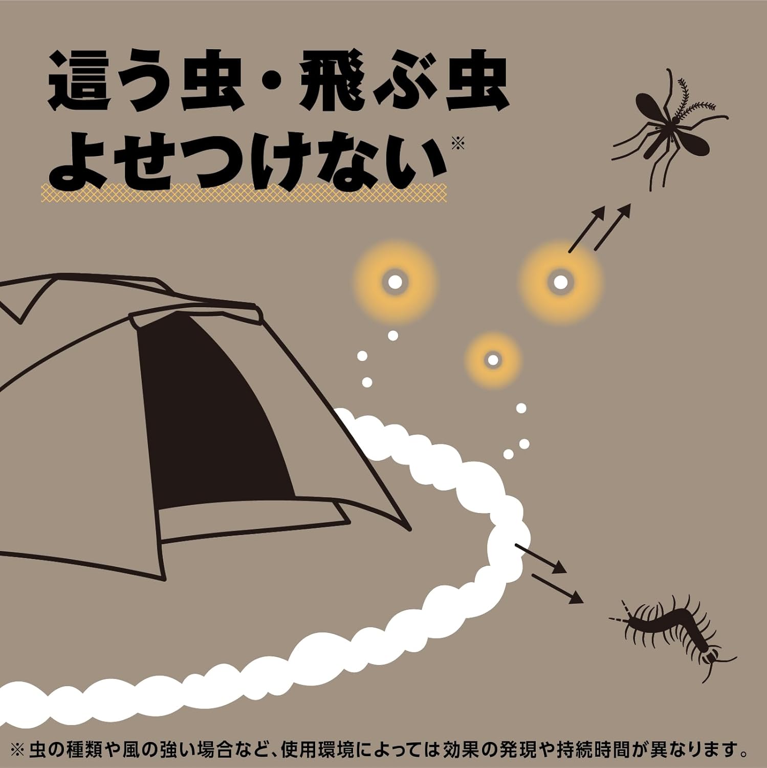 アース製薬 コールマン ハーブの香り 虫よけ泡マーカー キャンプ・アウトドア用