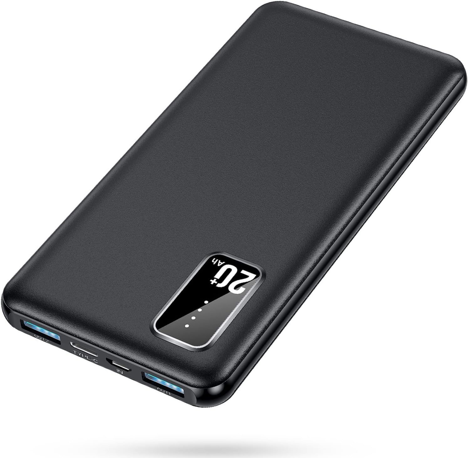 大容量20000mAh薄型モバイルバッテリー｜急速充電・Type-C・3台同時充電対応