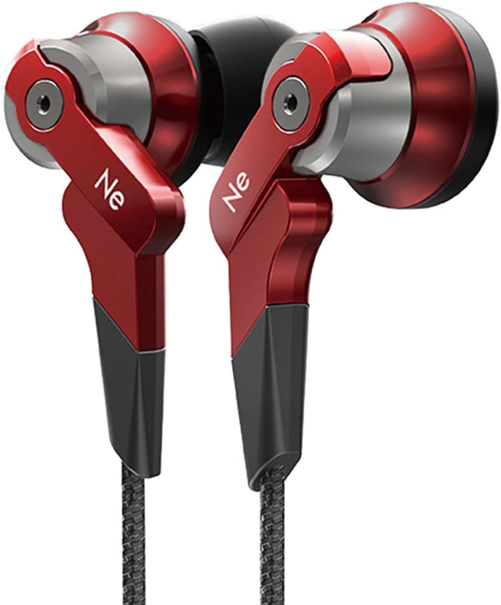 ハイレゾ対応重低音イヤホン「radius HP-NHR21R」単品（レッド）