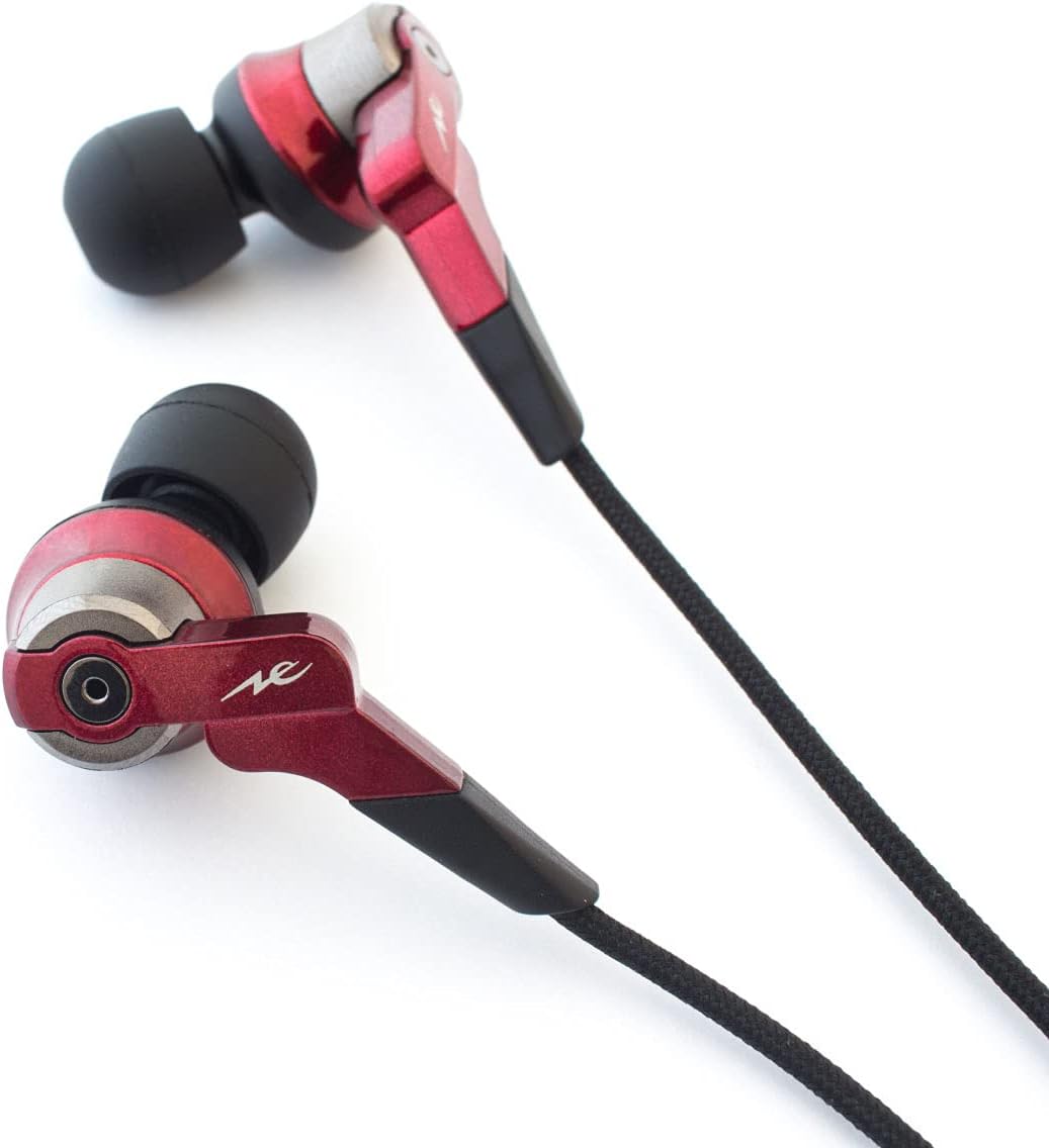 ハイレゾ対応重低音イヤホン「radius HP-NHR21R」単品（レッド）