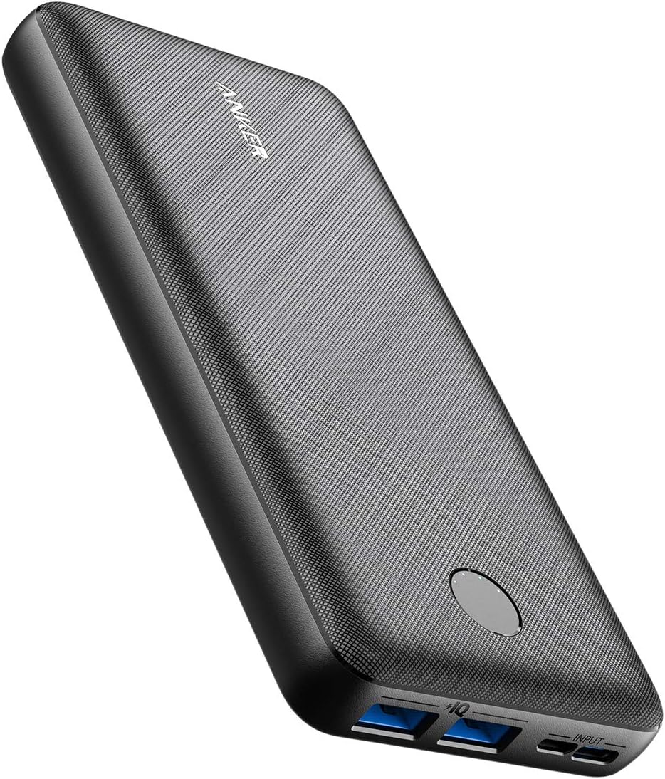 Anker PowerCore Essential 20000mAh モバイルバッテリー 【USB-C入力/PSE適合】【PowerIQ】 iPhone/iPad/Android対応 (ブラック)