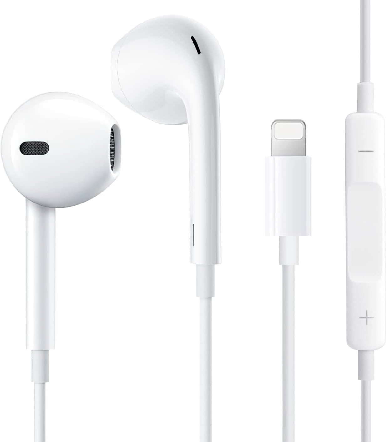 有線重低音イヤホン マイク付き 音量調整コンパクト Phone対応
