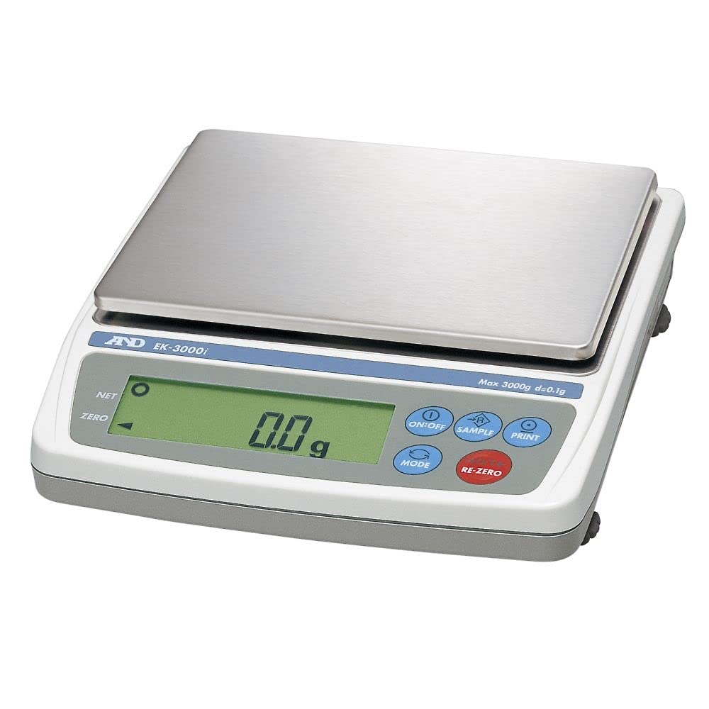 パーソナル天びん EK-3000i【最大ひょう量3000g・最小表示0.1g・皿寸法170×133mm】
