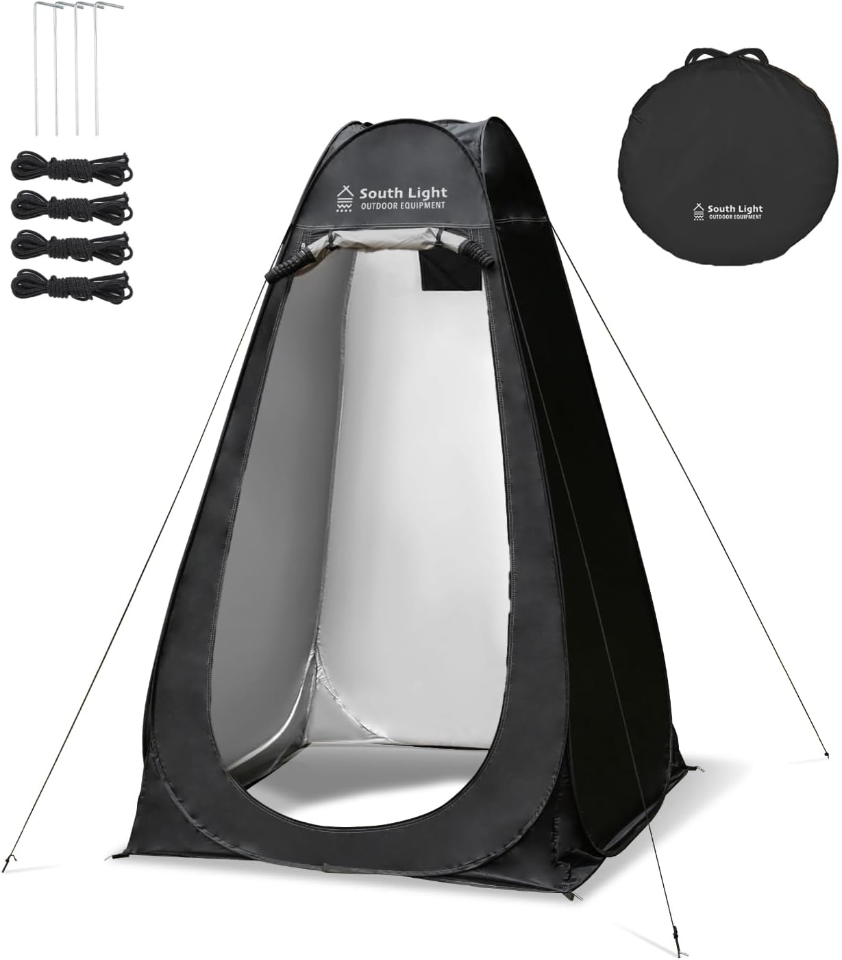 ワンタッチ UVカット更衣室テント 190cm 防水 軽量 収納袋付き