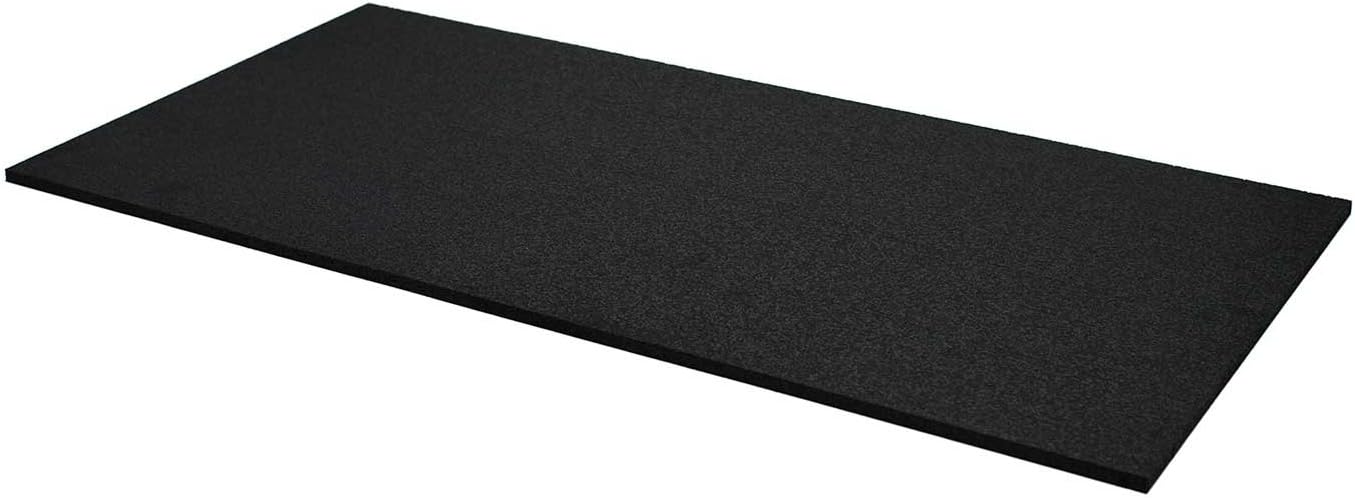 防音専門 ピアノ用 ゴム防振マット 黒 10mm