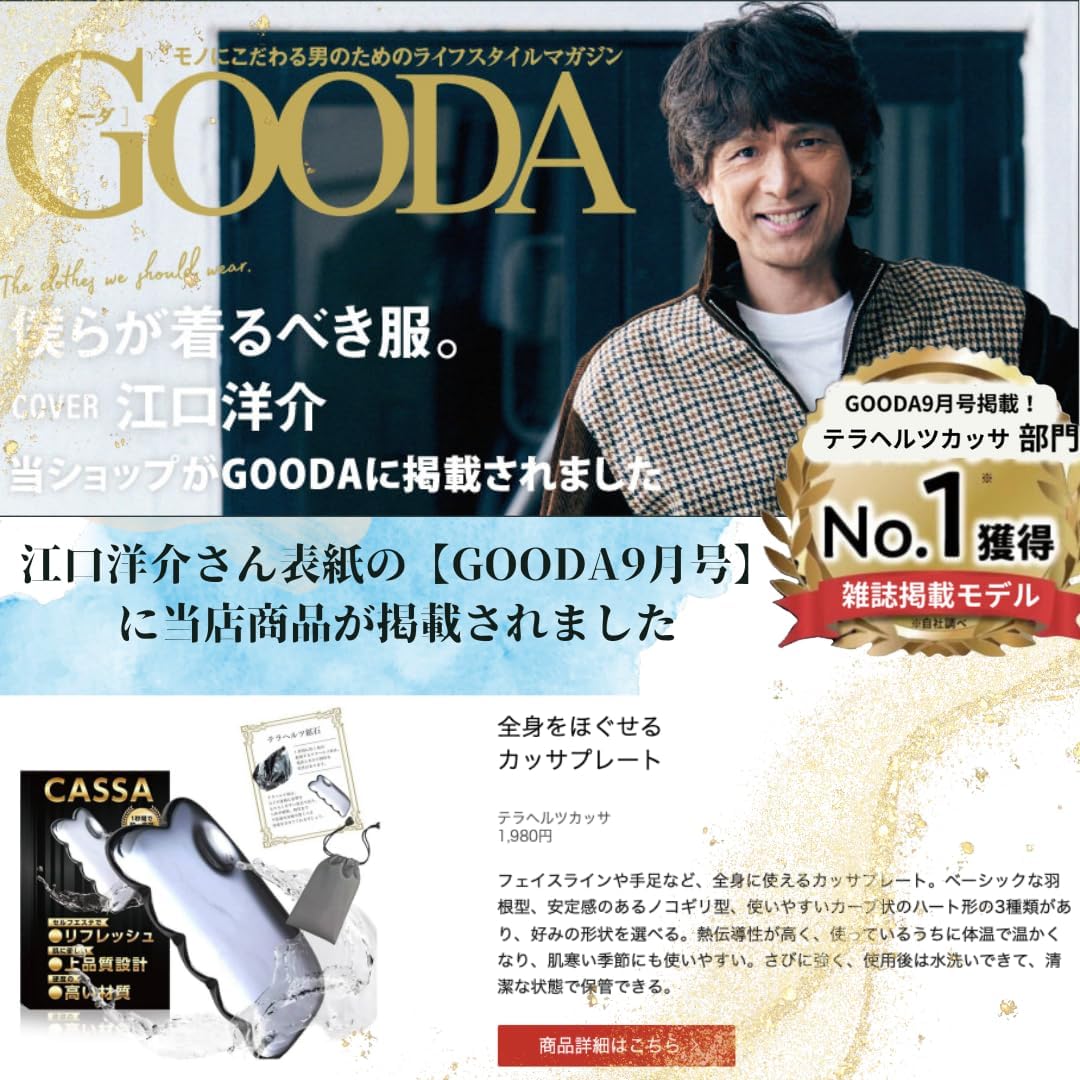 テラヘルツかっさプレート（ノコギリ型）・美人収納袋セット 自宅エステ用
