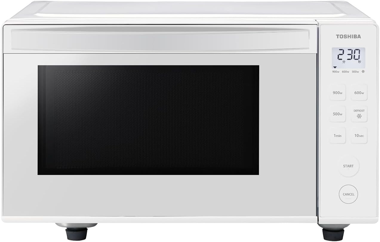 新社会人向け TOSHIBA(東芝) 17L 縦開き フラットテーブル 電子レンジ 単機能 900W ホワイト ER-S17ZB (W)