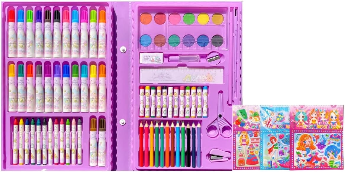 すみっコぐらし バッグ型 文房具セット 86種類 女の子用 お絵かきバッグ