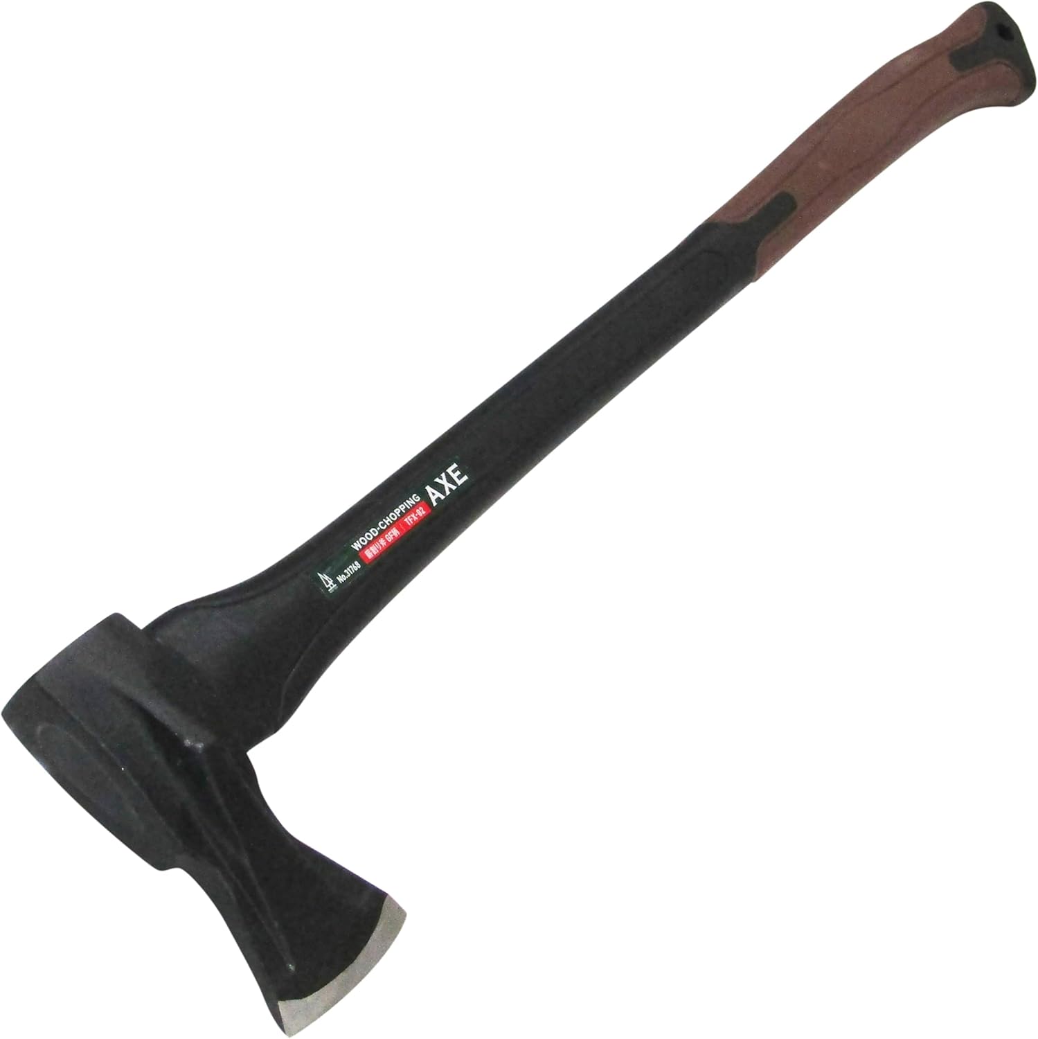 アウトドア用 グラスファイバー柄 薪割り斧 900mm 滑りにくいグリップ