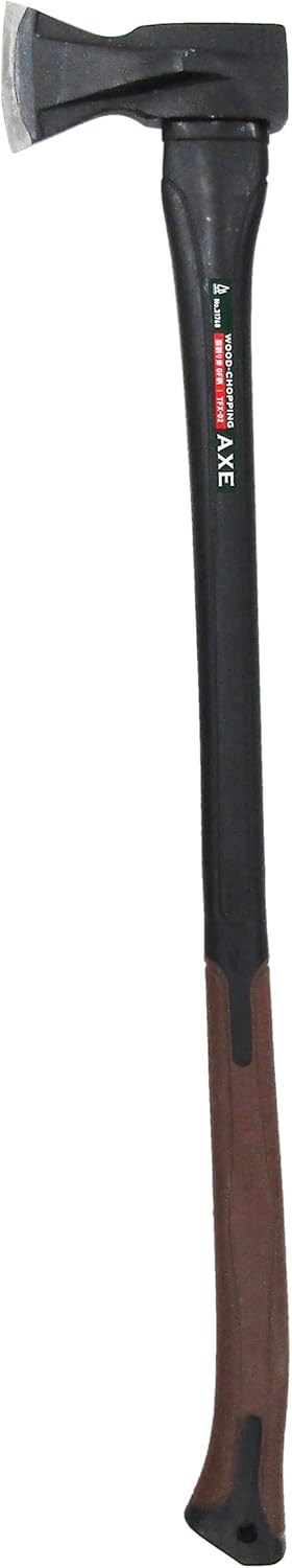 アウトドア用 グラスファイバー柄 薪割り斧 900mm 滑りにくいグリップ
