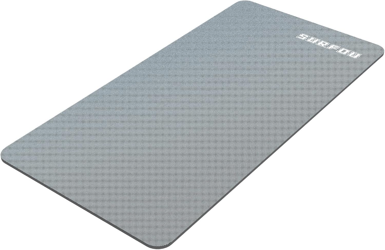 エアロバイク用防音防振マット 120×60×0.5cm ゴム製 グレー
