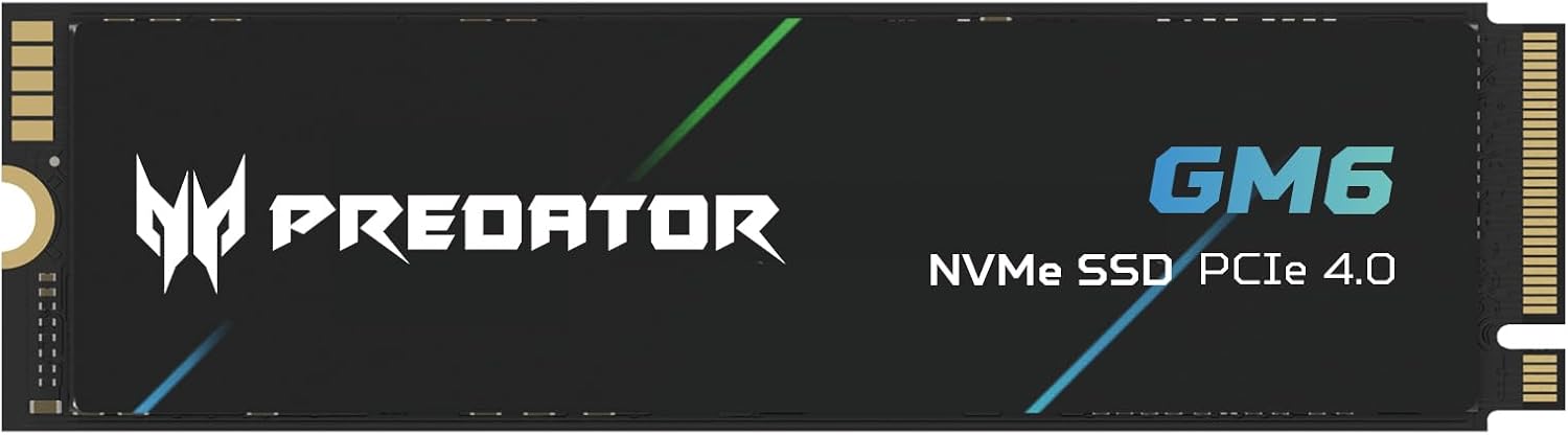 Acer Predator 2TB M.2 NVMe SSD - 超高速内蔵SSD (最大7200MB/s読み取り) 3D NAND PS5対応 5年保証