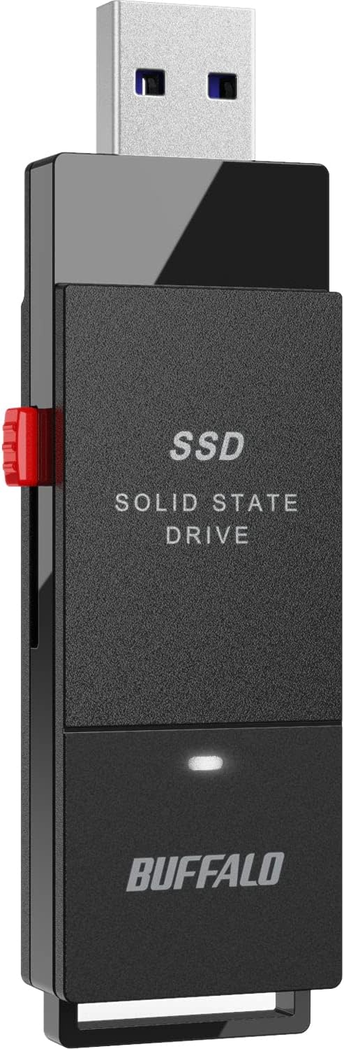 ポータブル外付けSSD 1.0TB USB3.2 Gen1 ブラック PS5/PS4対応