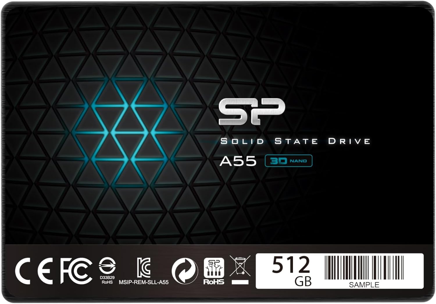 シリコンパワー 512GB SSD 3D NAND SATA3 6Gb/s PS4動作確認済み A55シリーズ