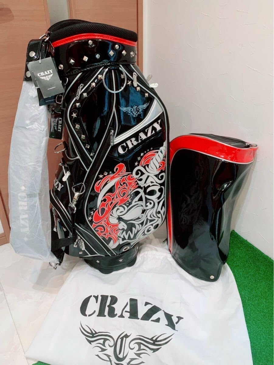 100本限定 クレイジー エナメル 3点式 キャディバッグ