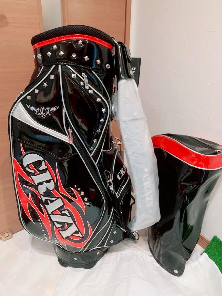 100本限定 クレイジー エナメル 3点式 キャディバッグ