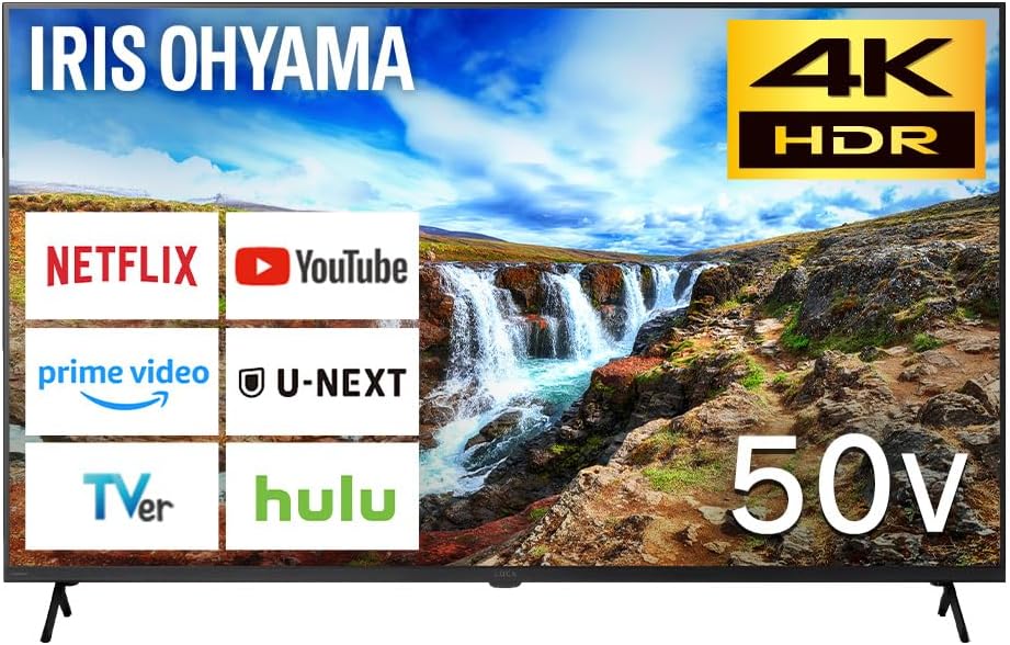 アイリスオーヤマ 50V型 4K Google TV ブラック LT-50UGX-F1