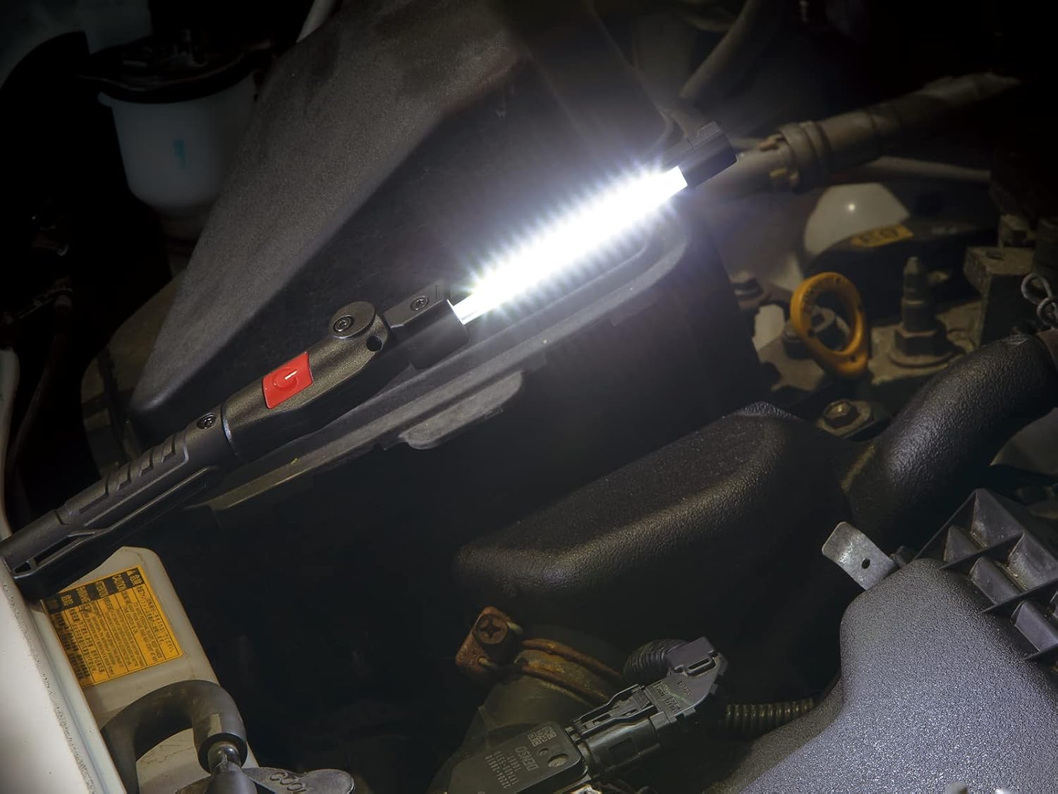 充電式LED折りたたみライト 防水機能・マグネット付き 角度調整180° AL815V KTC