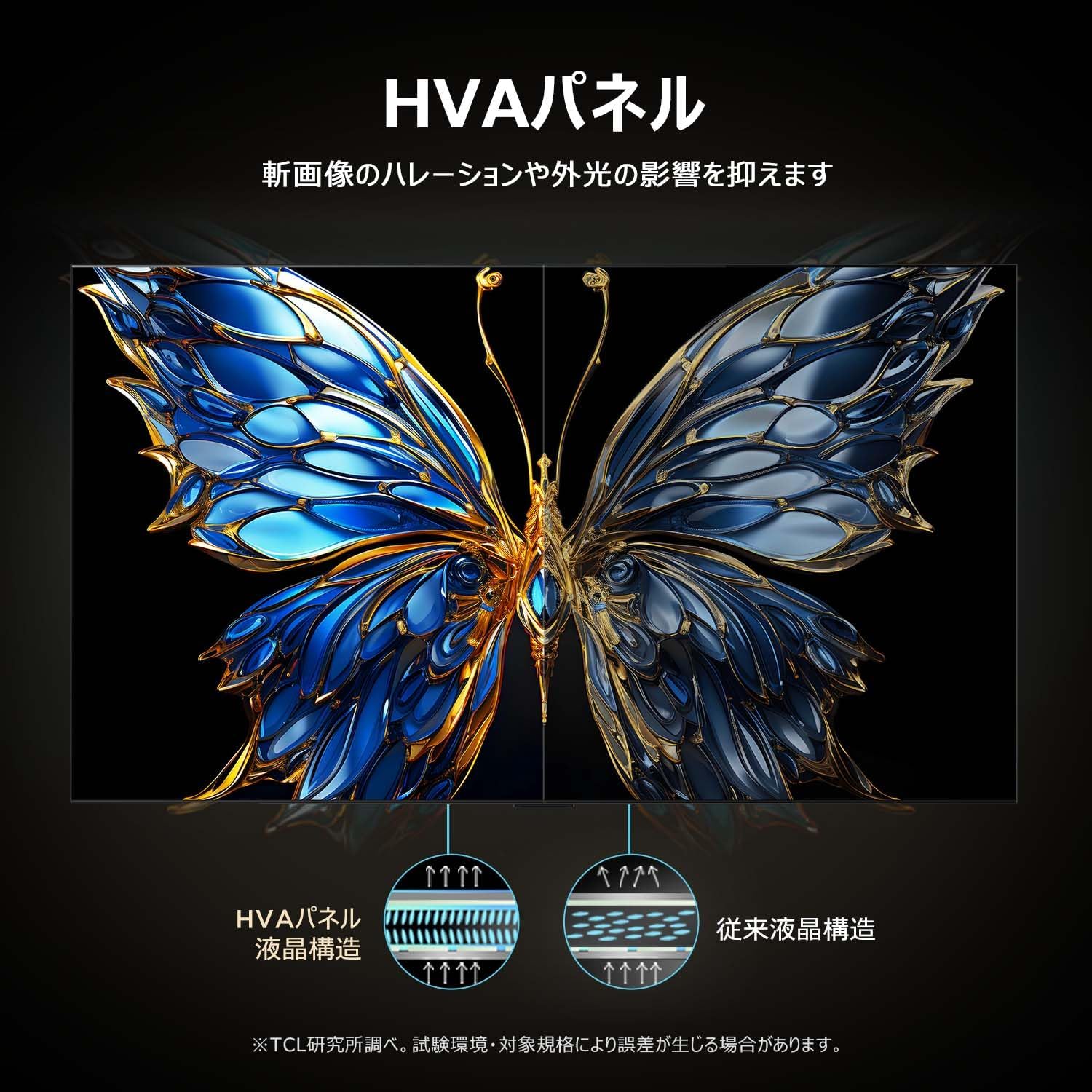 TCL 55V型 4K量子ドットテレビ 55T6C - Dolby Atmos・HDR10+対応・Alexa音声操作・壁掛け可能・2025年モデル