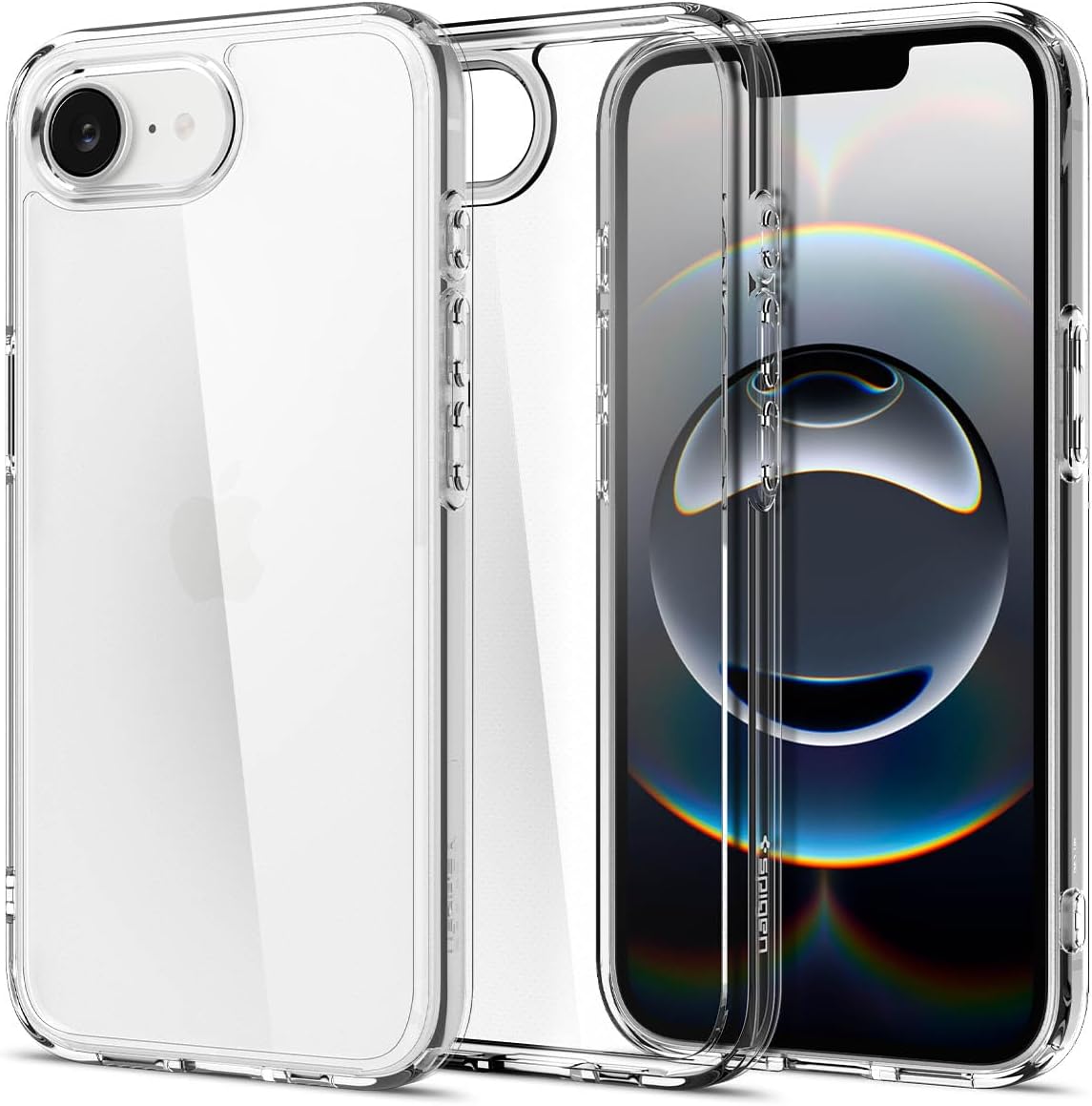 iPhone 16e用クリアバンパーケース 米軍MIL規格 耐衝撃 ストラップホール付き