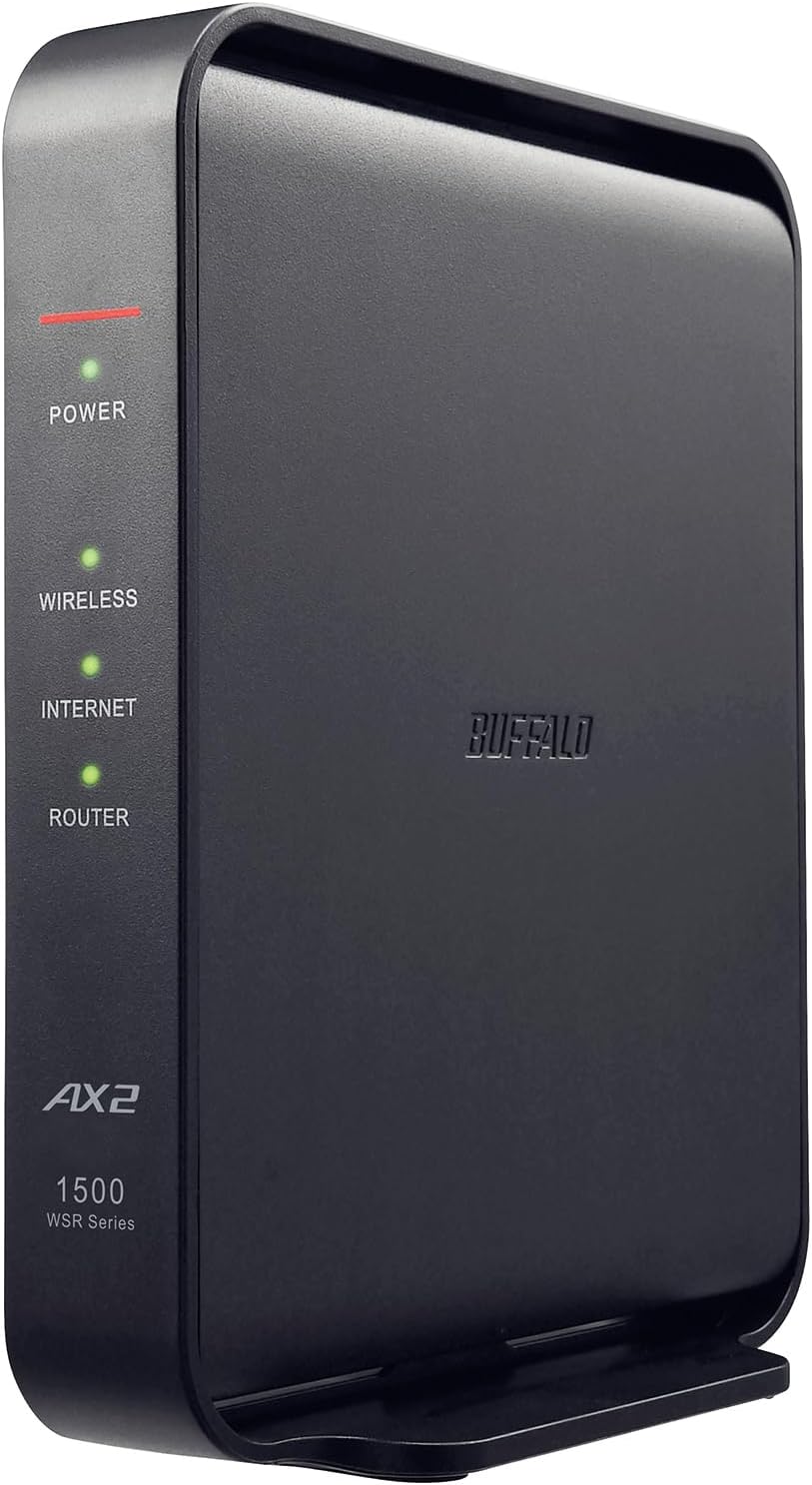 バッファロー Wi-Fi 6 無線LAN ルーター AX1500 日本メーカー【iPhone/Nintendo Switch/PS5動作確認済】