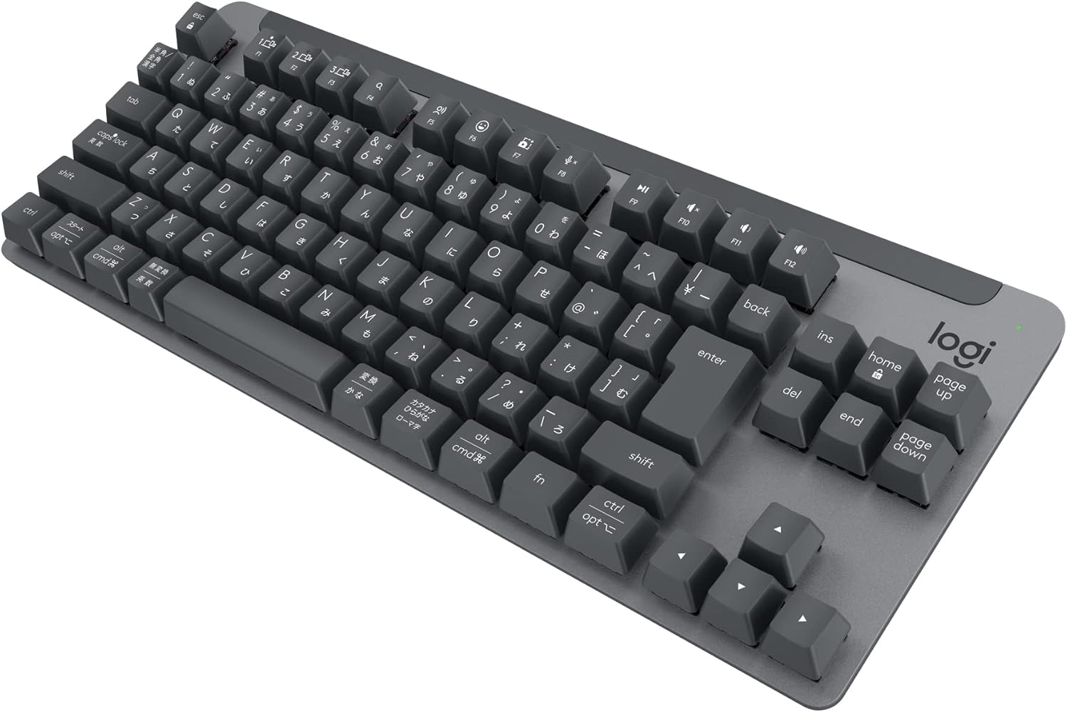 ロジクール K855GR 無線メカニカルキーボード 赤軸 Bluetooth 小型日本語配列