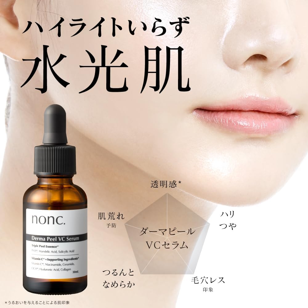 毛穴ケア美容液 ダーマピールVC 30ml 高濃度ビタミンC & ナイアシンアミド配合